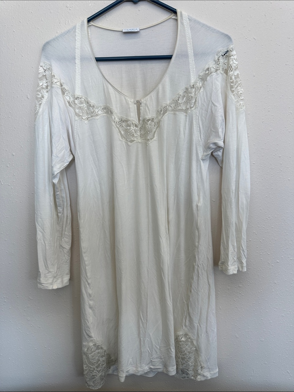 La Perla ivory soft Chemise nightgown small